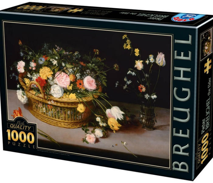 Puzzle - D-toys - Natură moartă cu flori