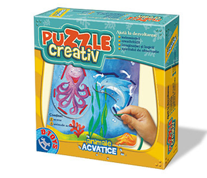 Puzzle - D-toys - Viață în apă - PUZZLE PENTRU COPII
