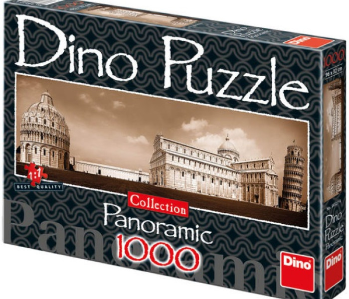 Puzzle - Dino - Priveliște asupra Pisei - Puzzle panoramic
