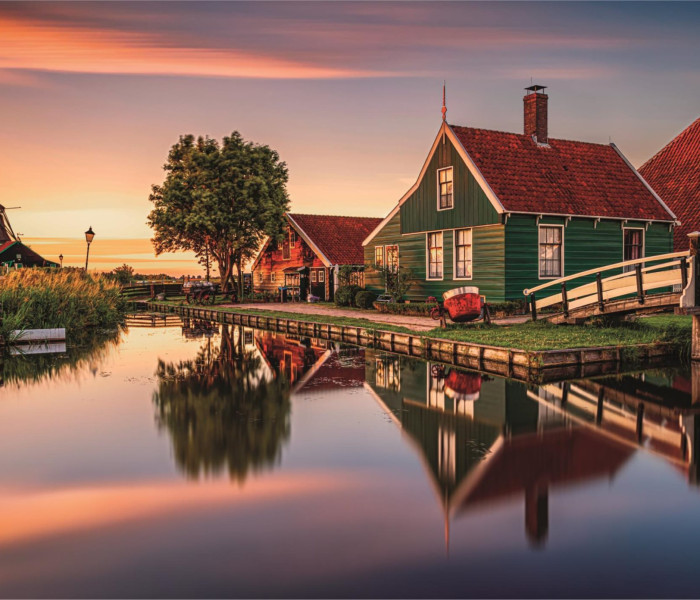 Puzzle - Clementoni - Satul Zaanse Schans