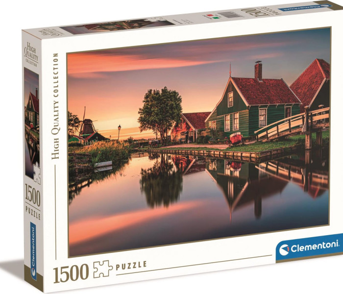 Puzzle - Clementoni - Satul Zaanse Schans