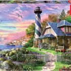 Puzzle - Educa - Far în golful stâncos Rock Bay