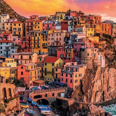 Manarola, Cinque Terre, Italia - Puzzle XXL