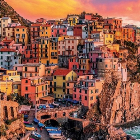 Manarola, Cinque Terre, Italia - Puzzle XXL