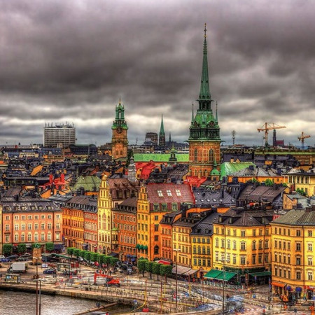 Vedere asupra Stockholmului, Suedia