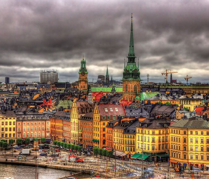 Puzzle - Educa - Vedere asupra Stockholmului, Suedia