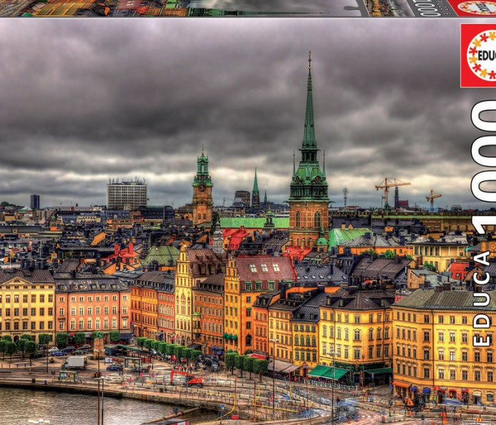 Puzzle - Educa - Vedere asupra Stockholmului, Suedia