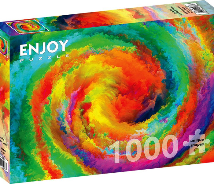 Puzzle - Enjoy - Spirală colorată
