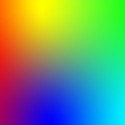 Gradient curcubeu colorat