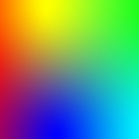 Gradient curcubeu colorat