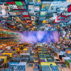 Puzzle - Enjoy - Hong Kong – Casă colorată