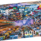 Puzzle - Enjoy - Hong Kong – Casă colorată