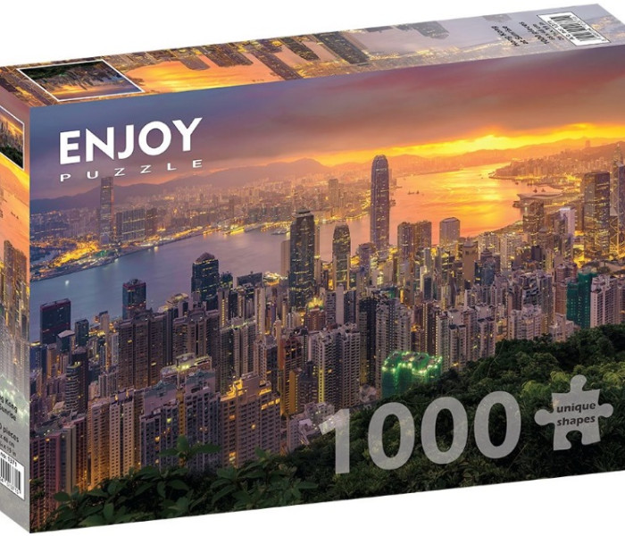 Puzzle - Enjoy - Hong Kong la apus