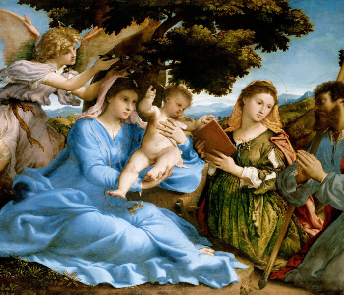 Puzzle - Enjoy - Madona cu Sfânta Ecaterina și Toma