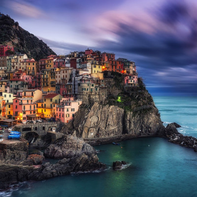 Manarola la amurg
