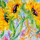 Puzzle - Enjoy - Bucurie cu floarea-soarelui