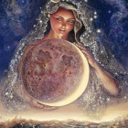 Puzzle - Grafika - Zeița lunii