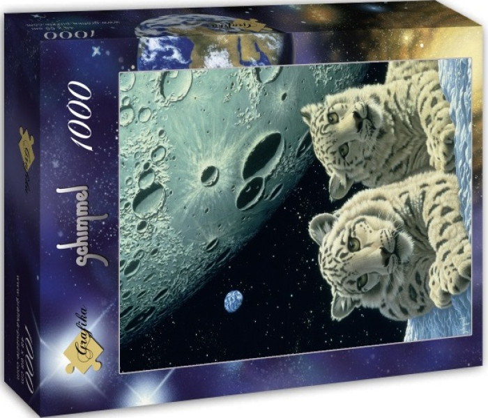 Puzzle - Grafika - Leoparzi de zăpadă