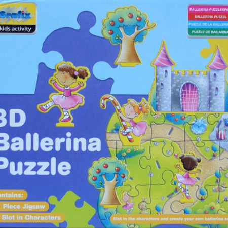 Balerină - Puzzle 3D