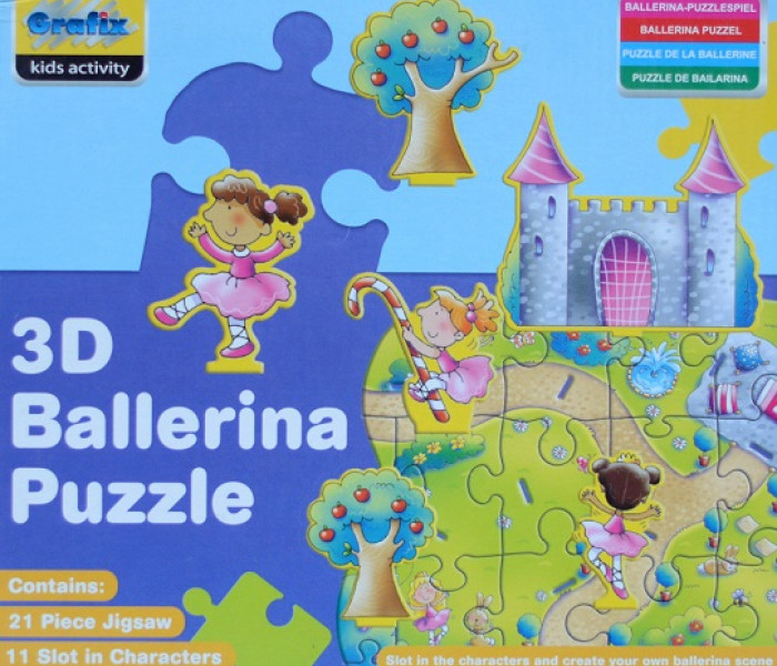 Puzzle - Grafix - Balerină - Puzzle 3D