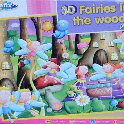 Zâne în pădure - Puzzle 3D