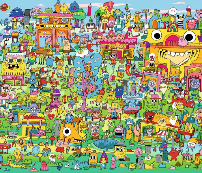 Puzzle - Heye - Sat pictat