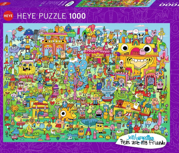 Puzzle - Heye - Sat pictat