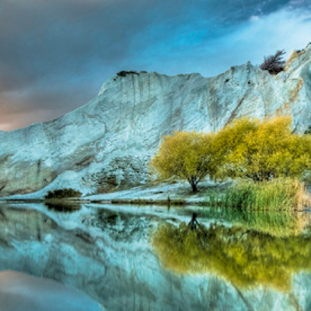 Lacul albastru - Puzzle panoramic