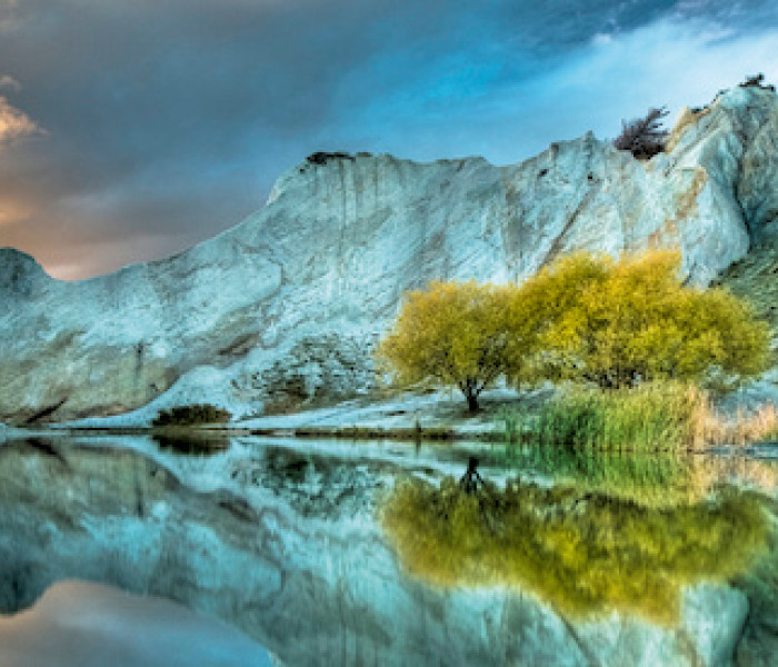 Puzzle - Heye - Lacul albastru - Puzzle panoramic