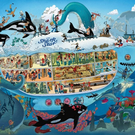 Distracție subacvatică - Puzzle triunghiular