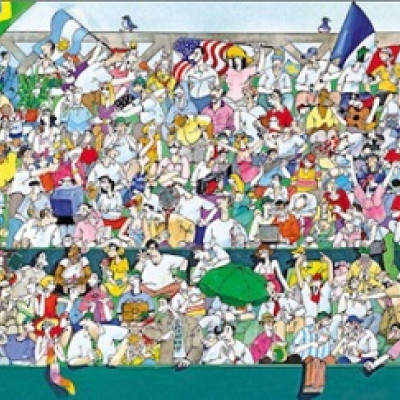 Fani ai sportului - Puzzle panoramic