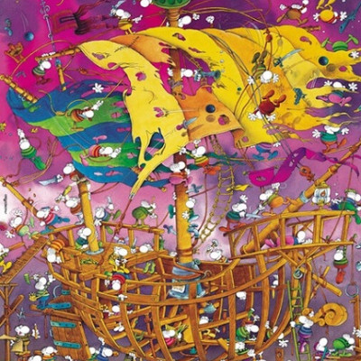 Salvarea navei - Puzzle triunghiular