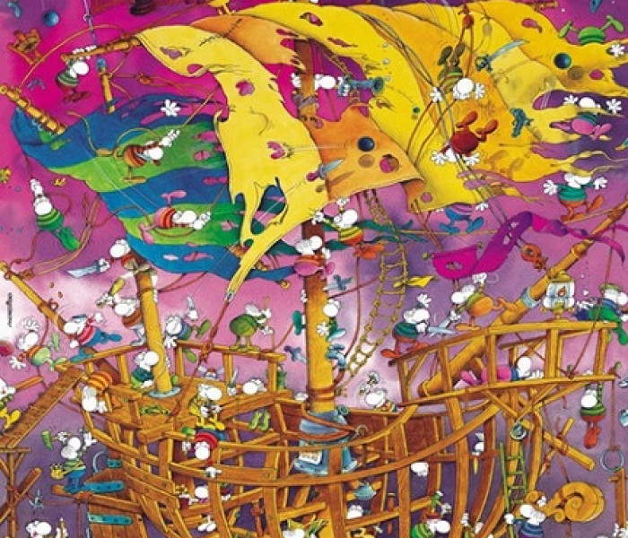 Puzzle - Heye - Salvarea navei - Puzzle triunghiular