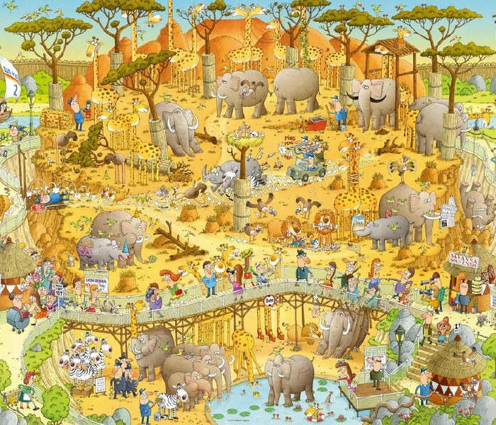 Puzzle - Heye - ZOO - Africa