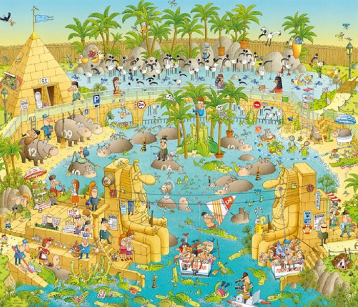 Puzzle - Heye - ZOO - Expoziția Nilului