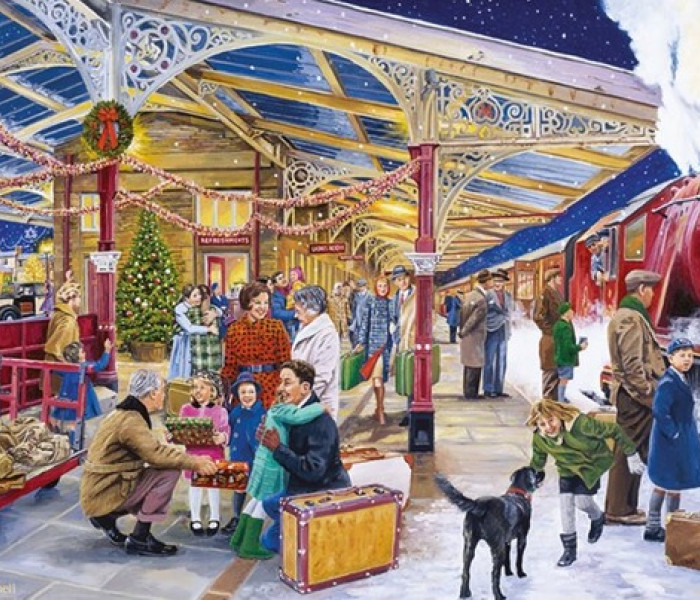 Puzzle - Falcon - Acasă de Crăciun