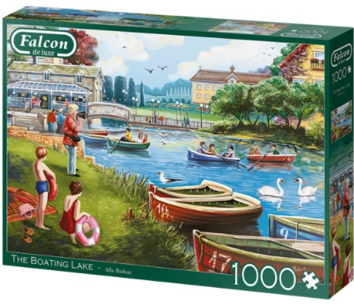 Puzzle - Falcon - Lac cu bărci