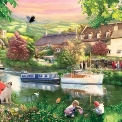 Relaxare de vară lângă lac