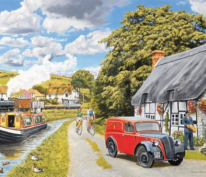 Puzzle - Falcon - În jurul canalului cu apă