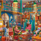 Puzzle - Falcon - După-amiază în librărie