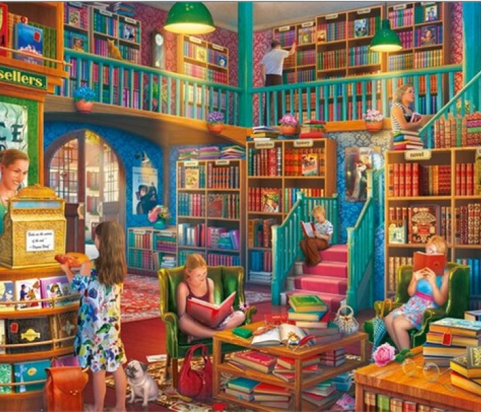 Puzzle - Falcon - După-amiază în librărie