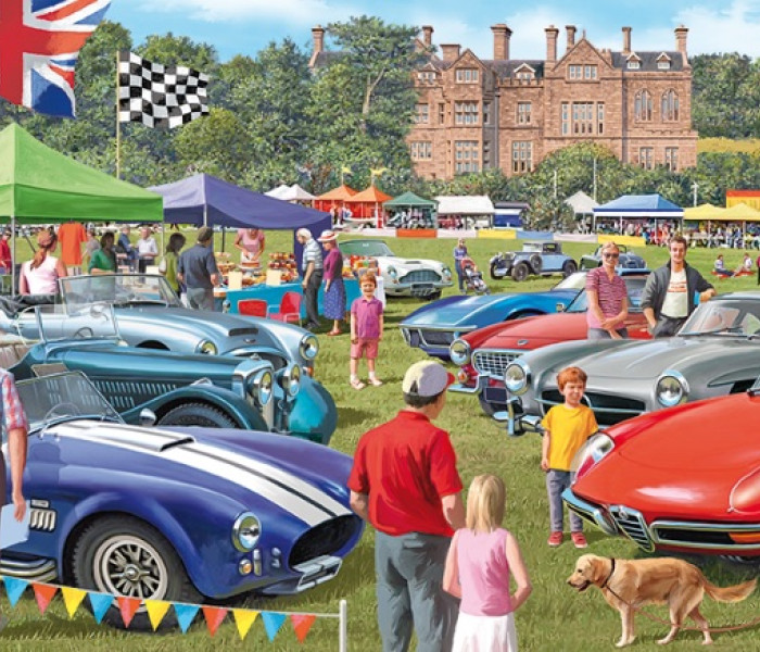 Puzzle - Falcon - Expoziție de mașini