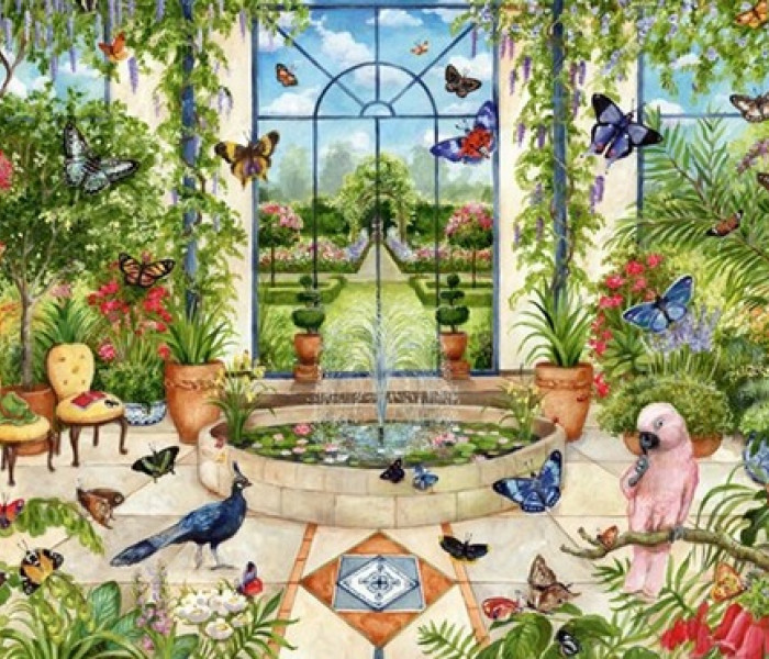 Puzzle - Falcon - Sere plină de fluturi