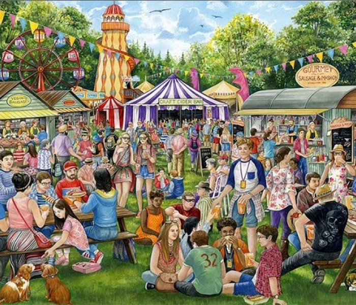 Puzzle - Falcon - Festival de cârnați și cidru