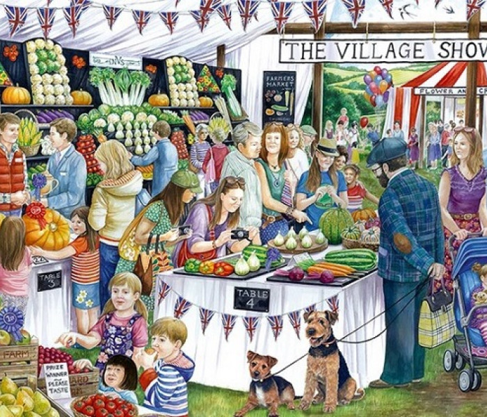 Puzzle - Falcon - Expoziție de legume