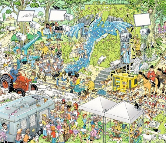 Puzzle - Jumbo - Filmové natáčanie