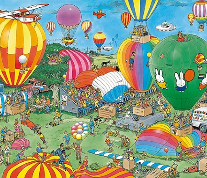 Puzzle - Jumbo - Balioane zburătoare