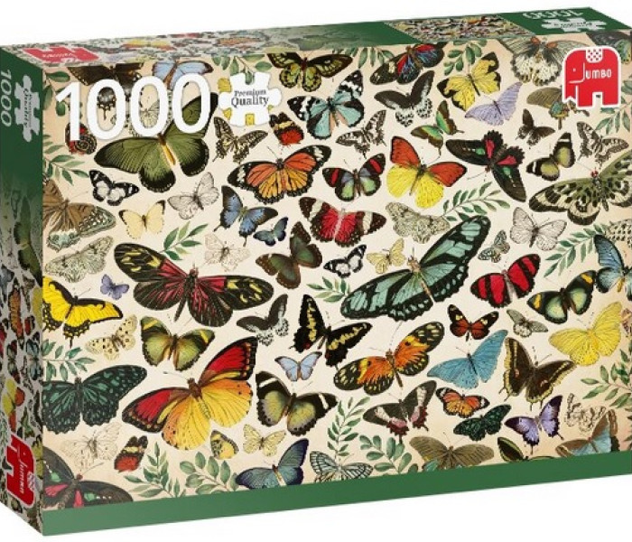 Puzzle - Jumbo - Afiș - fluturi