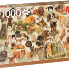Puzzle - Jumbo - Poster cu câini