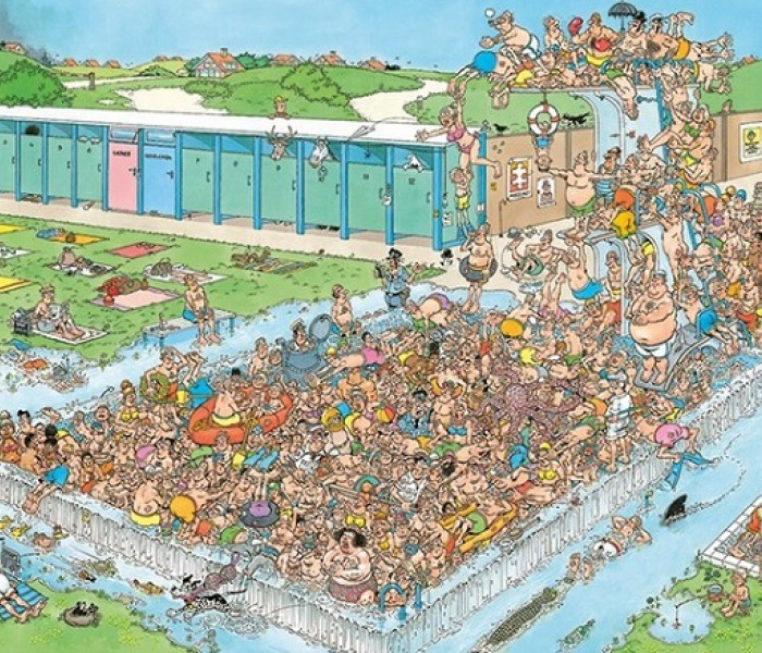 Puzzle - Jumbo - Piscină plină